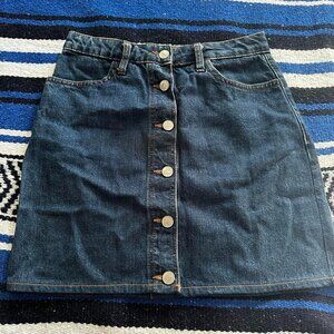 TopShop Denim Mini Skirt